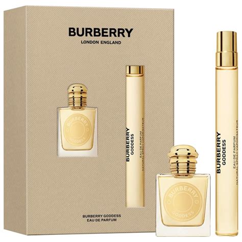 burberry her perfume mini set|burberry goddess perfume gift set.